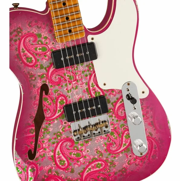 Fender Tele Dual P90 Pink Paisley, detalj 4