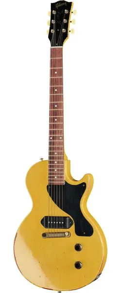 Gibson 57 LP Junior SC TV Yellow HA framifrån
