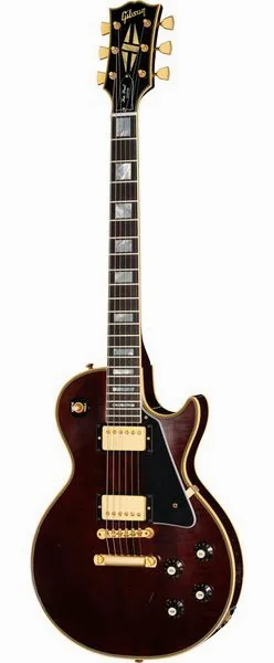 Gibson 64 Les Paul Custom Dark WN LA framifrån