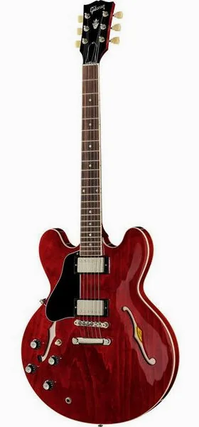 Gibson ES-335 Dot 60s Cherry LH framifrån