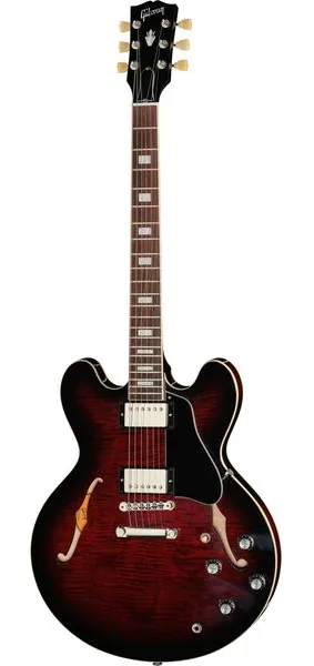 Gibson ES-335 Figured Blood Moon framifrån