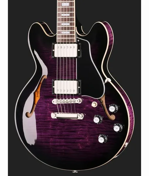 Gibson ES-339 Figured D Purple Burst, detalj 4