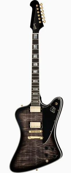 Gibson Firebird AAA Maple Cobraburst framifrån