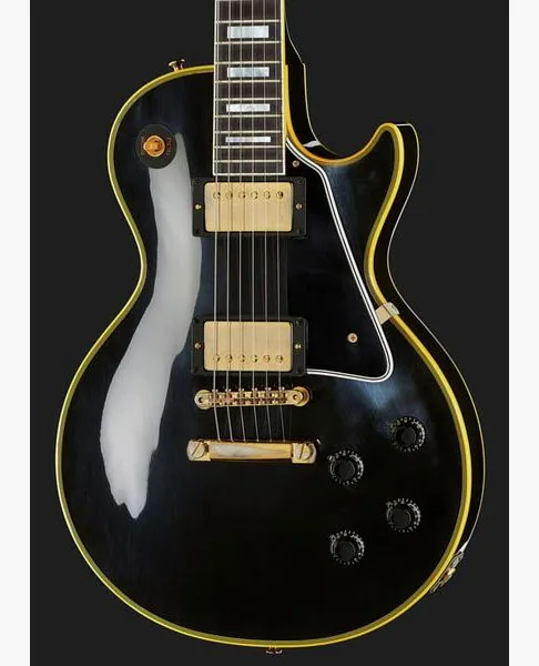 Gibson LP 57 Black Beauty VOS, detalj 4