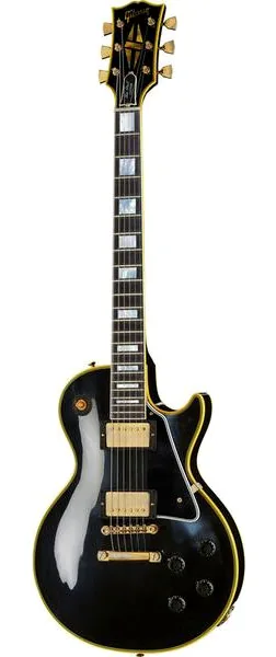 Gibson LP 57 Black Beauty VOS framifrån