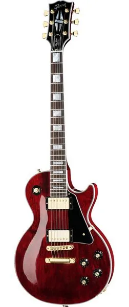 Gibson Les Paul Custom 70s Wine Red framifrån