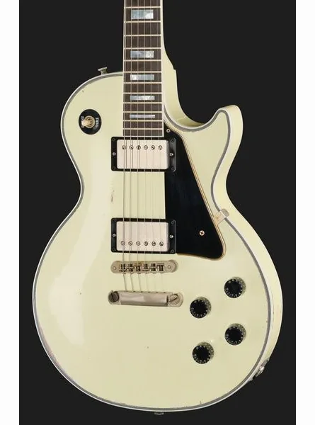 Gibson Les Paul Custom Cl White HA, detalj 4