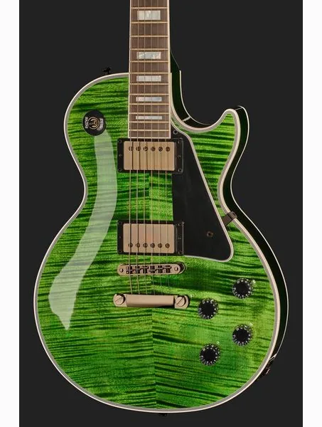 Gibson Les Paul Custom HPT EmeraldB#2, detalj 4