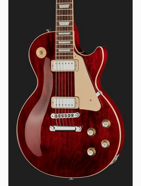 Gibson Les Paul Deluxe 70s Wine Red, detalj 4