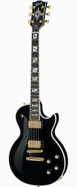 Gibson Les Paul Supreme Ebony framifrån