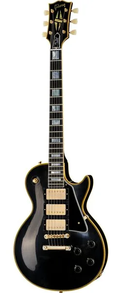 Gibson LP 57 Black Beauty 3PU VOS framifrån
