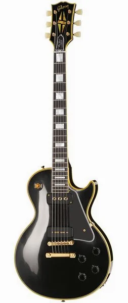 Gibson LP Custom 54 Black Beauty VOS framifrån