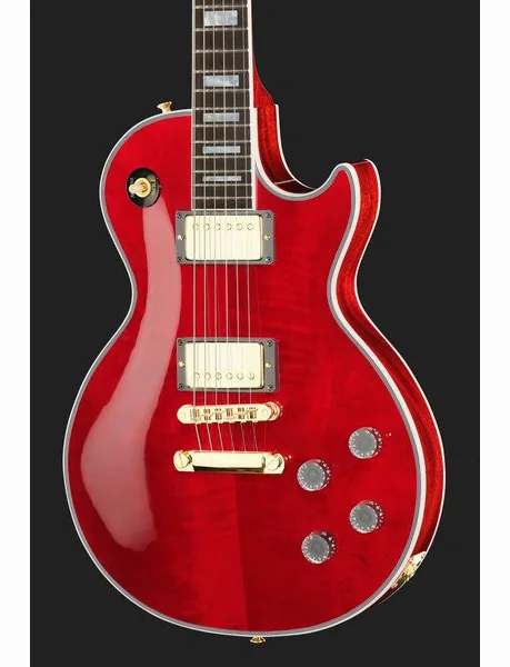 Gibson LP Custom HPT Trans Wine Red#1, detalj 4
