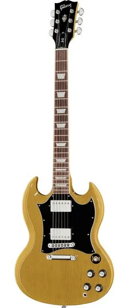 Gibson SG Standard TV Yellow framifrån