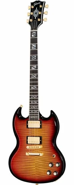 Gibson SG Supreme Fireburst framifrån