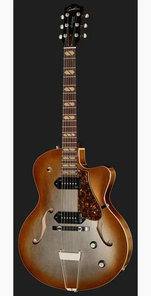 Godin 5th Ave Kingpin II DLX Copper, detalj 2