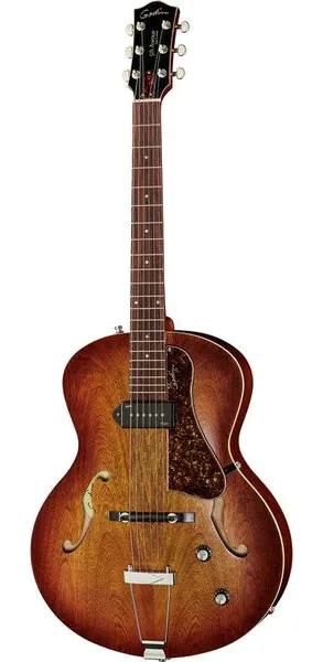 Godin 5th Avenue Kingpin Cognacburst framifrån