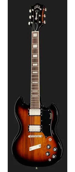 Guild Polara Deluxe Vintage Sunburst, detalj 2