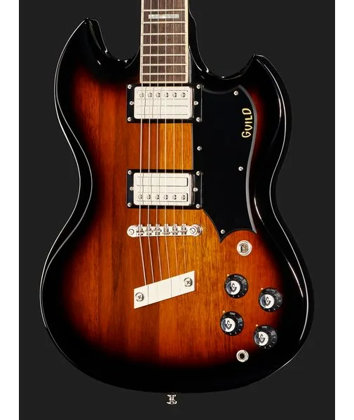 Guild Polara Deluxe Vintage Sunburst, detalj 4