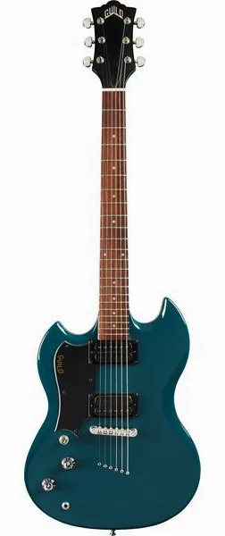 Guild Polara LH Blue Steel framifrån