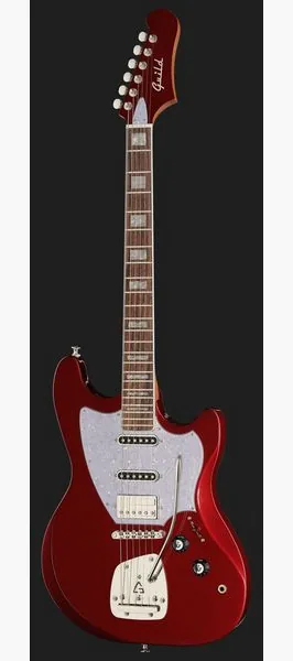 Guild Surfliner Deluxe Scarlett Red, detalj 2
