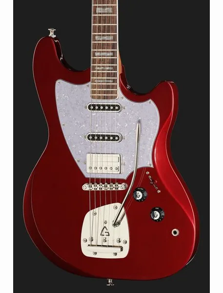 Guild Surfliner Deluxe Scarlett Red, detalj 4