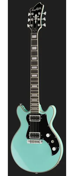 Hagstrom Megin Aged Sky Blue, detalj 2