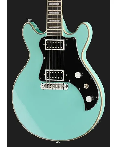 Hagstrom Megin Aged Sky Blue, detalj 4