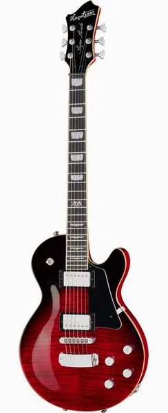 Hagstrom Super Swede Crimson Flame framifrån