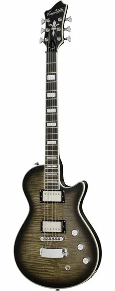 Hagstrom Ultra Max Cosmic Blackburst framifrån
