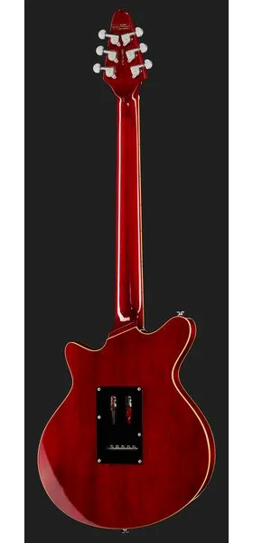 Harley Benton BM-75 Trans Red Deluxe w/Case, detalj 3
