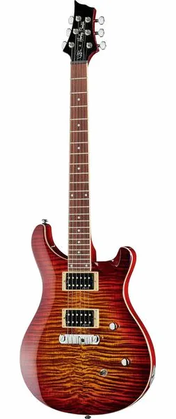 Harley Benton CST-24 Paradise Flame framifrån