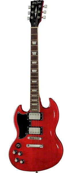 Harley Benton DC-580LH CH Vintage Series framifrån