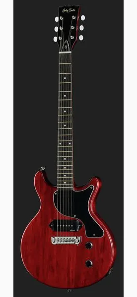 Harley Benton DC-Junior Faded Cherry, detalj 2