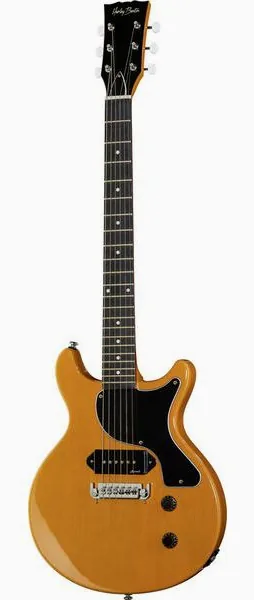 Harley Benton DC-Junior TV Yellow framifrån