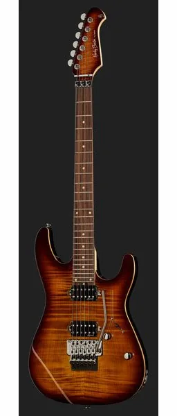 Harley Benton Fusion-III HH FR EB FBB w/Case, detalj 2
