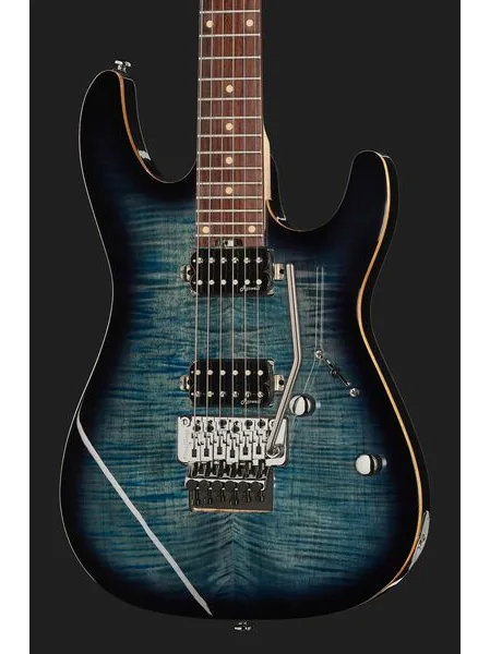 Harley Benton Fusion-III HH FR EB FBLB, detalj 4