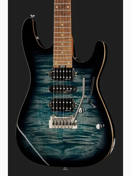 Harley Benton Fusion-III HSH Roasted FBLB, detalj 4