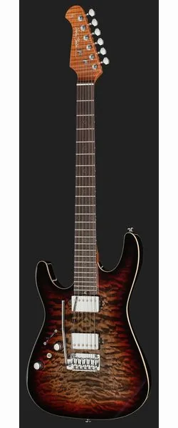 Harley Benton Fusion-IV HH LH RW QDG, detalj 2