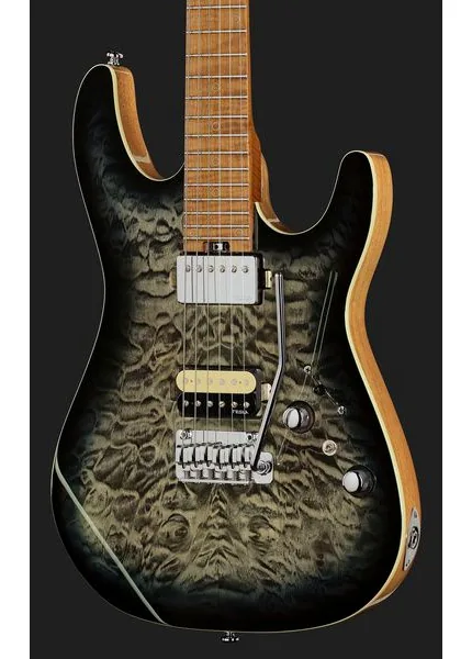 Harley Benton Fusion-IV HH MN QBKB, detalj 4
