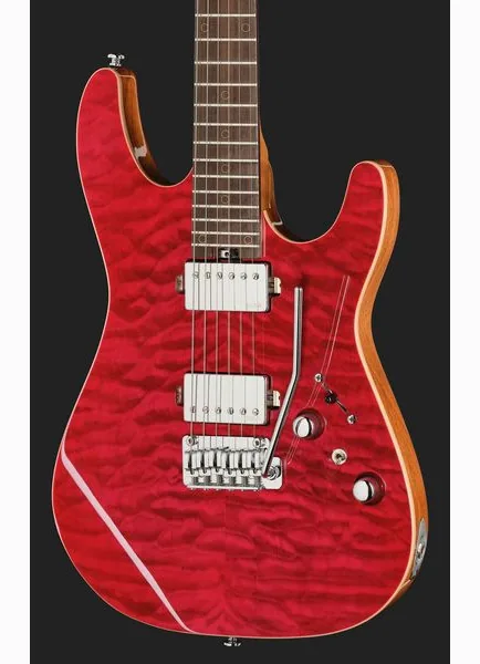 Harley Benton Fusion-IV HH RW QRG, detalj 4