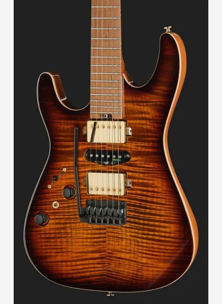 Harley Benton Fusion-IV HSH LH MN FBB, detalj 4