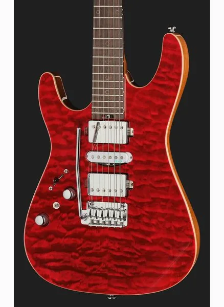 Harley Benton Fusion-IV HSH LH RW QRG, detalj 4