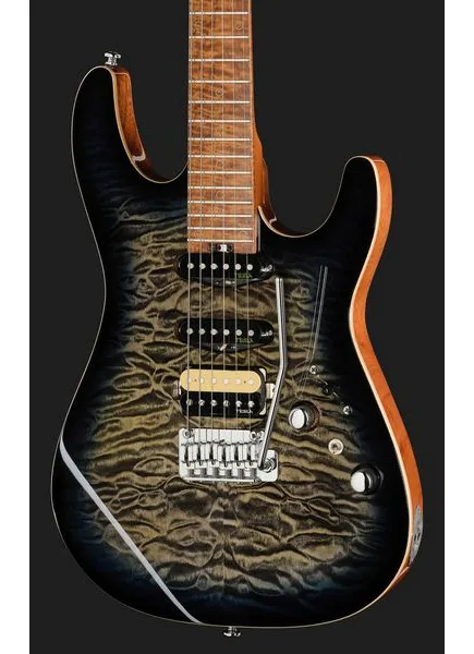 Harley Benton Fusion-IV HSS MN QBKB, detalj 4