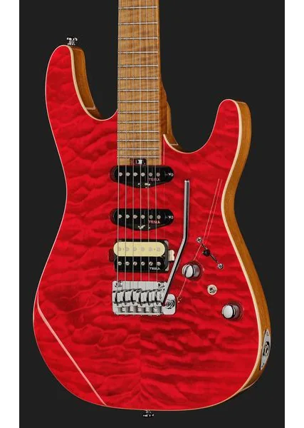 Harley Benton Fusion-IV HSS MN QRG, detalj 4