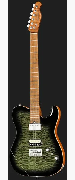 Harley Benton Fusion-T II HH MN HT QBKB, detalj 2
