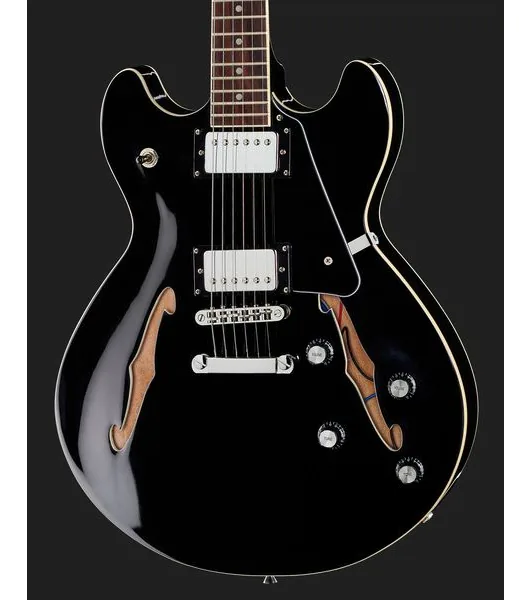 Harley Benton HB-35 BK Vintage Series w/Bag, detalj 4