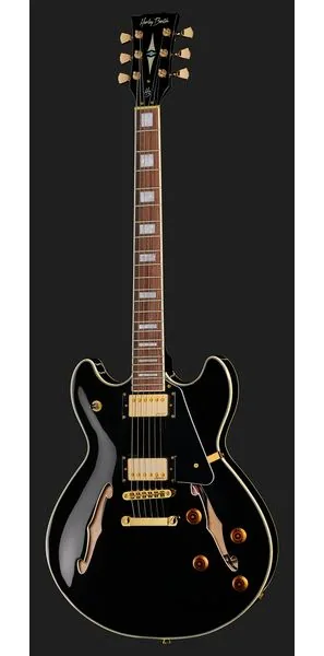 Harley Benton HB-35Plus Black w/Bag, detalj 2