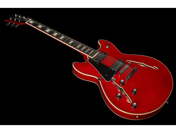 Harley Benton HB-35Plus LH Cherry w/Bag, detalj 5
