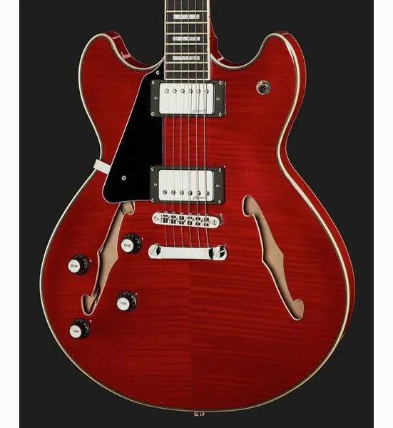 Harley Benton HB-35Plus LH Cherry, detalj 4